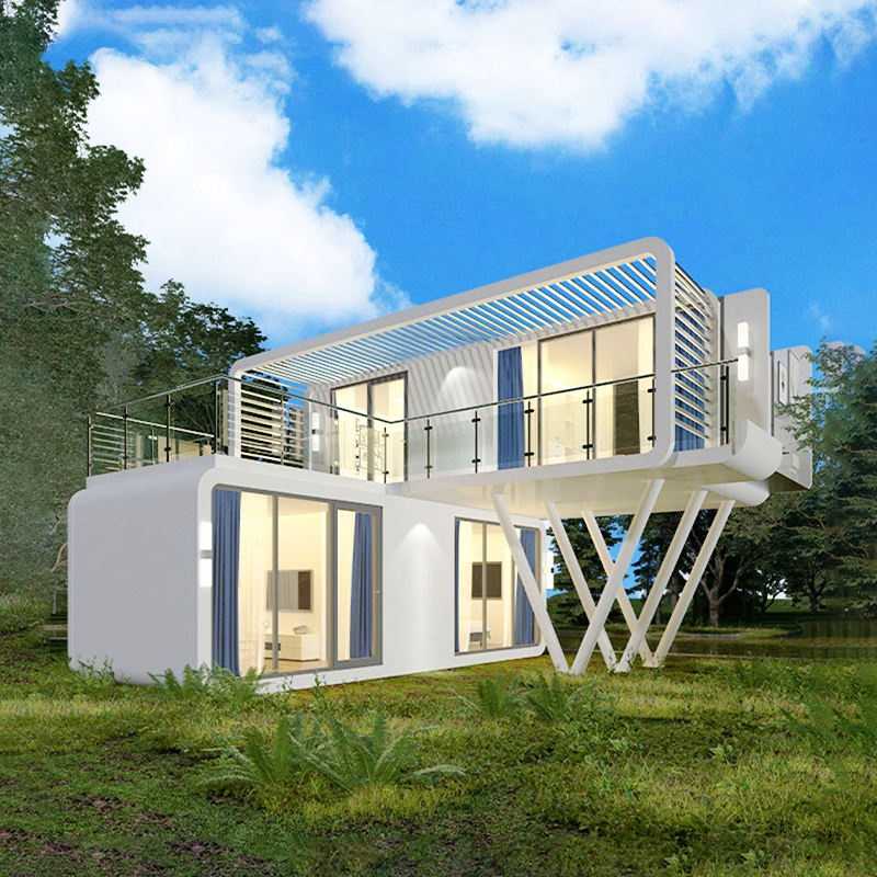 Uusi luova yhdistelmä Double Apple Cabin: moderni mobiili asuintila monipuolisiin sovelluksiin