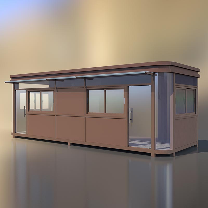 Esivalmistettu Container House Security Booth